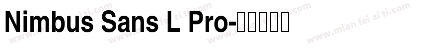 Nimbus Sans L Pro字体转换